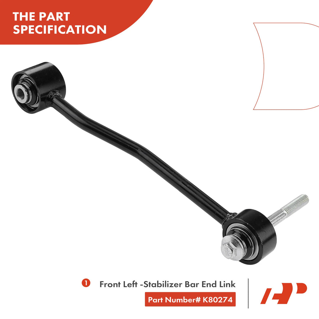 Set of 6 Front Ball Joint Sway Bar Links for Ford F-250 Super Duty (2000–2004)