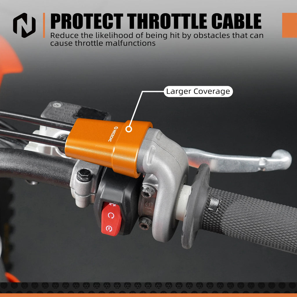 Throttle Cable Guard for KTM 150-450 XC SX EXC F XCW XCF-W XWF (2024–2025)