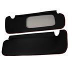 Sunvisors Cover Skin for Toyota 4Runner (1996–2002) Red Stitch PVC Carbon