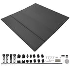 Quad-Fold Truck Tonneau Cover for Nissan Titan 2016-2026 6.5ft Waterproof FRP+PP