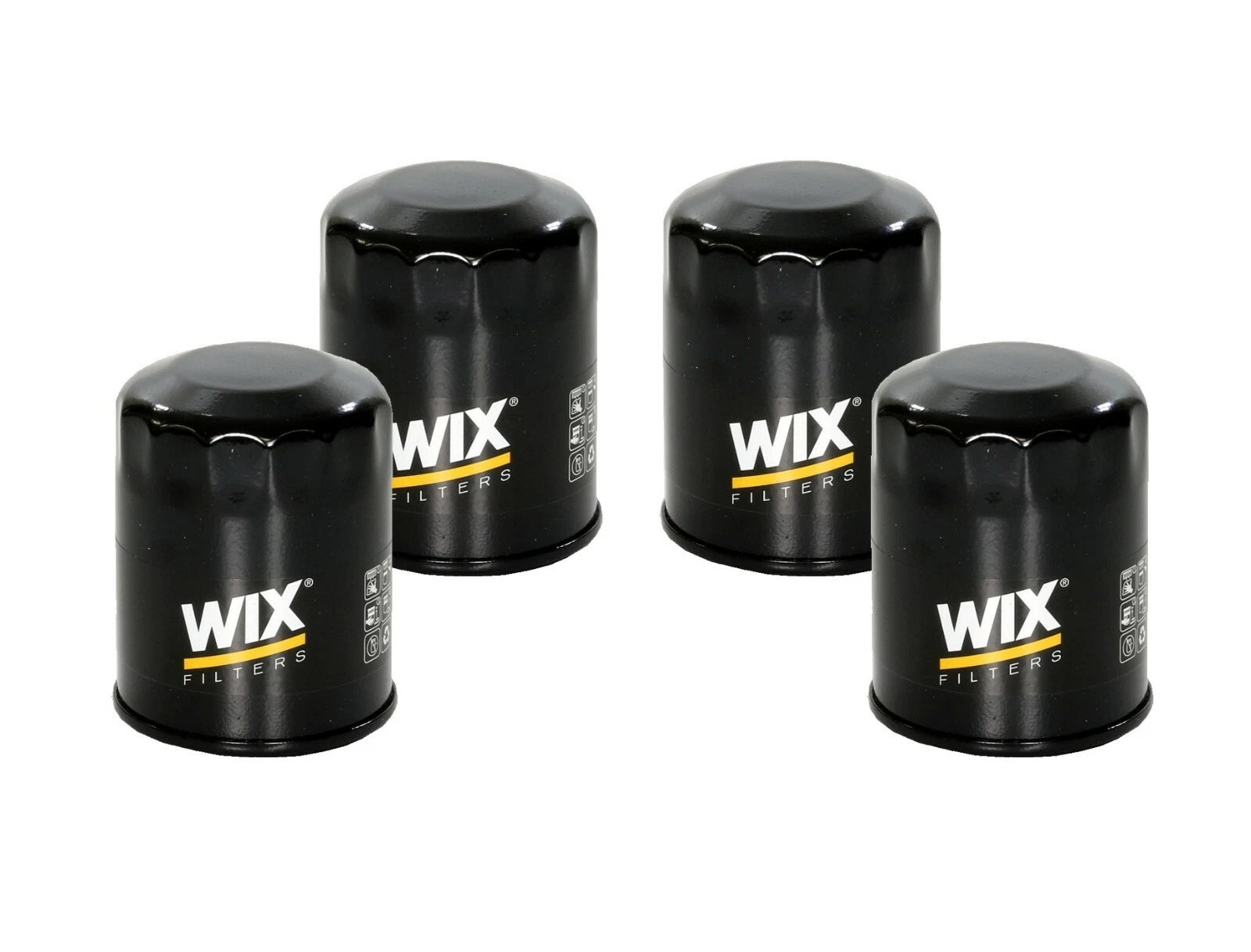 Set of 4 WIX Engine Oil Filters for Chevrolet Lexus Nissan Pontiac Scion Suzuki