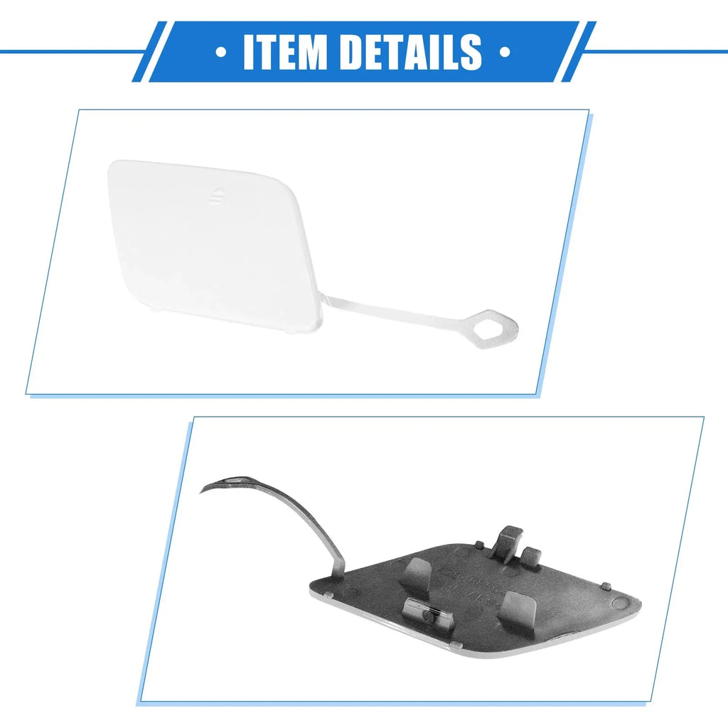 Front Bumper Tow Hook Cover for Mercedes-Benz C250 (2012-2014) - White