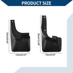 Set of 4 Mud Flaps Splash Guards for Toyota Vios (2014–2017)