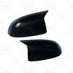 2X Black Rear Mirror Cover Caps for BMW X3 X4 X5 X6 (G01 G02 G05 G06)