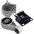 3Pcs Engine Motor & Transmission Mount for Ford Focus (2000–2004) A3003