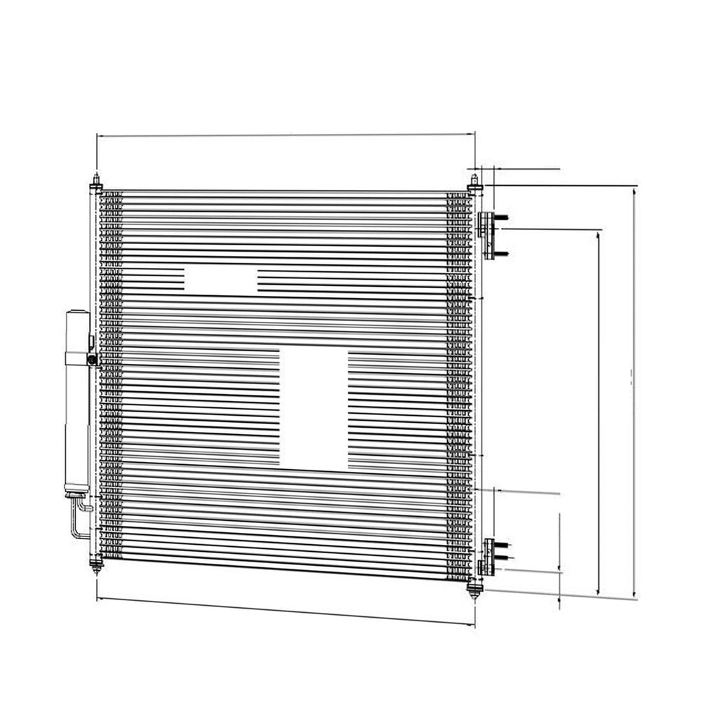 Replacement A/C Condenser with Transmission Oil Cooler for Ford F-150 (2015–2020)