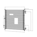 Replacement A/C Condenser with Transmission Oil Cooler for Ford F-150 (2015–2020)