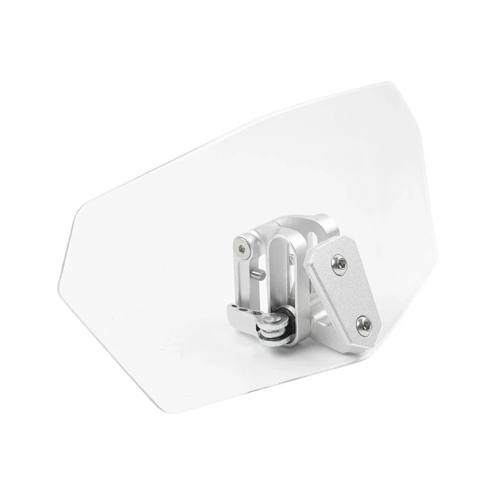 Universal Adjustable Clear Clip-On Windshield Air Deflector for Car