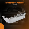 Chrome Rear Left Bumper End for Sierra 1500 (2007–2013) 15284305 w/Sensor