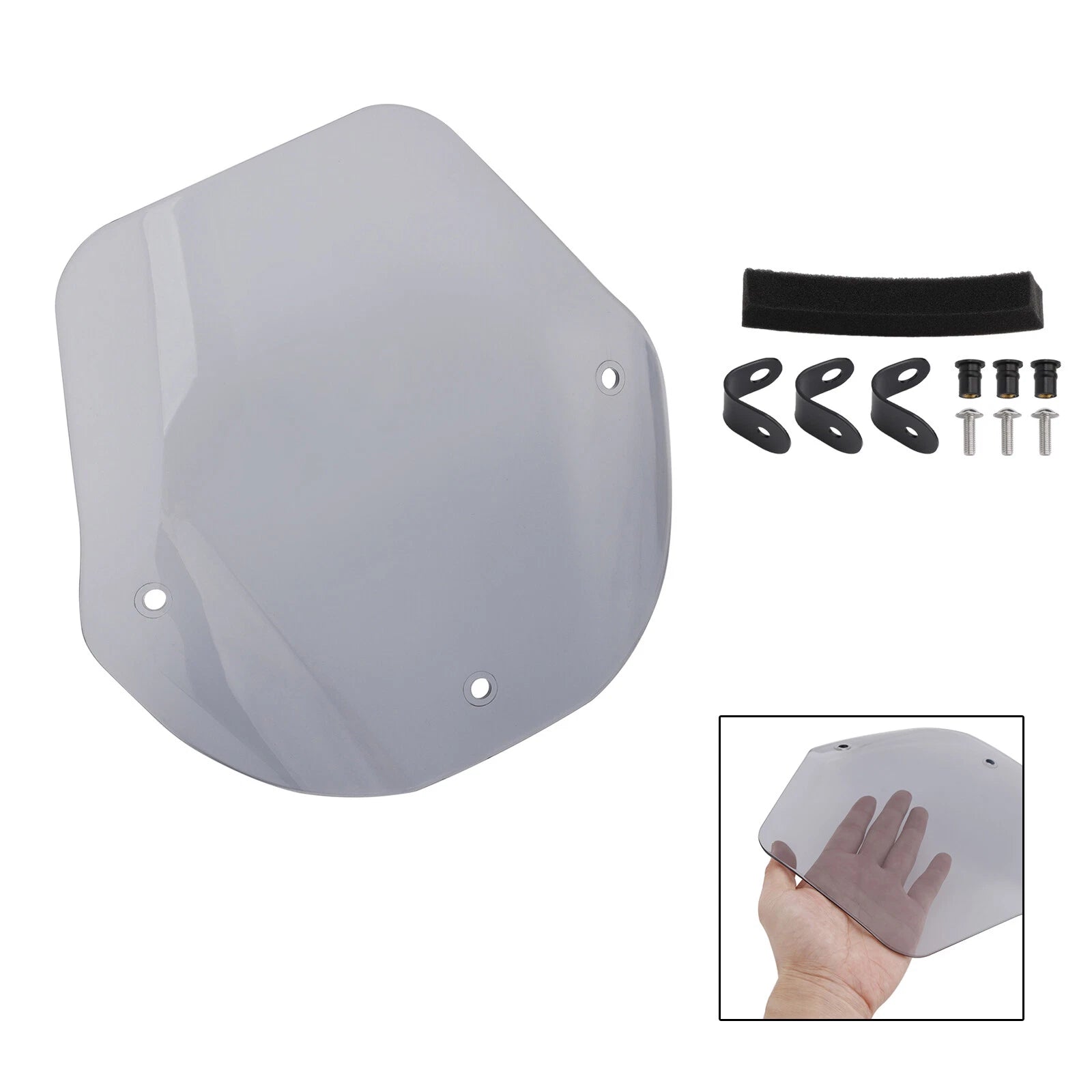 Windshield Windscreen + Bracket for Suzuki GSX-8S (2023–2024) AA4