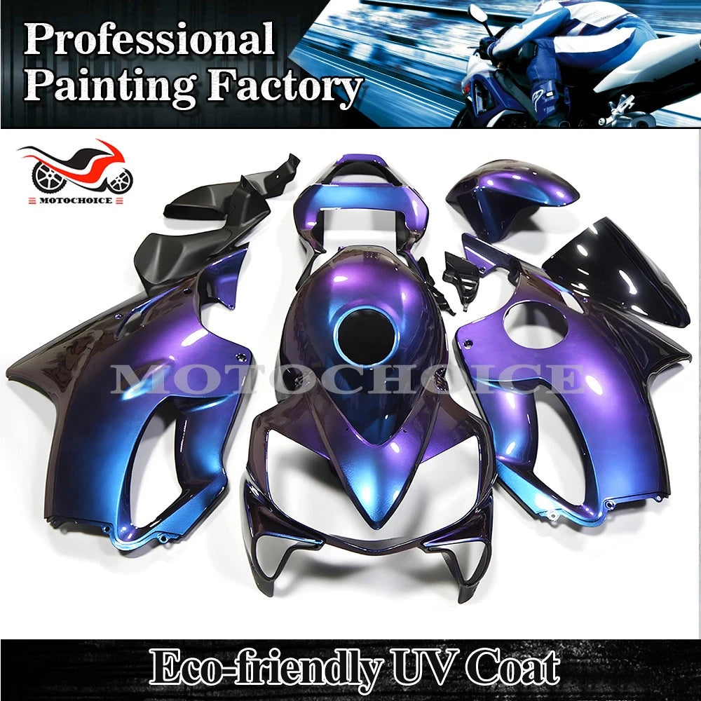 Chameleon Blue Purple Fairing Kit for Honda CBR600 F4i (2001–2003)