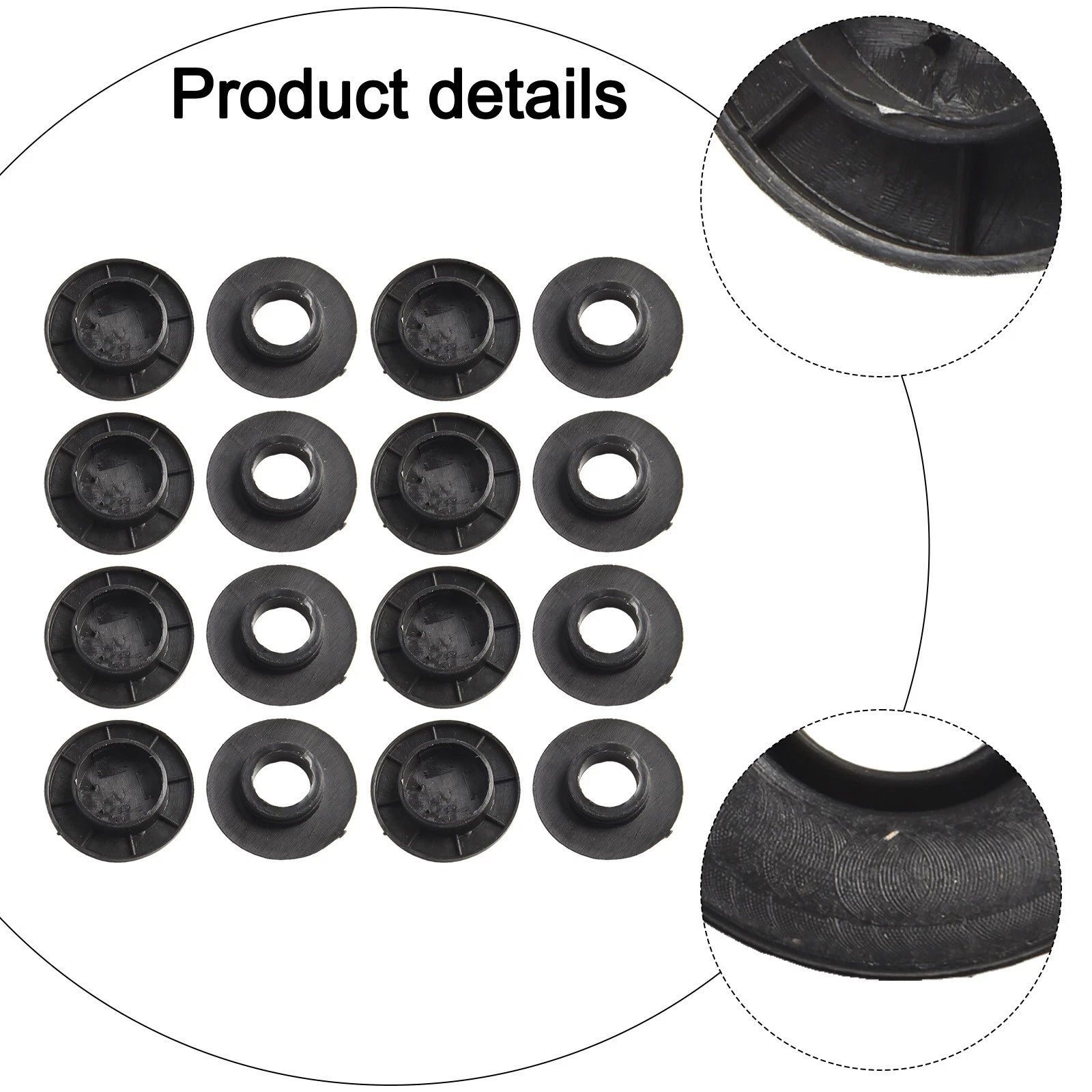 Floor Mat Clips Set of 16 for Mercedes-Benz
