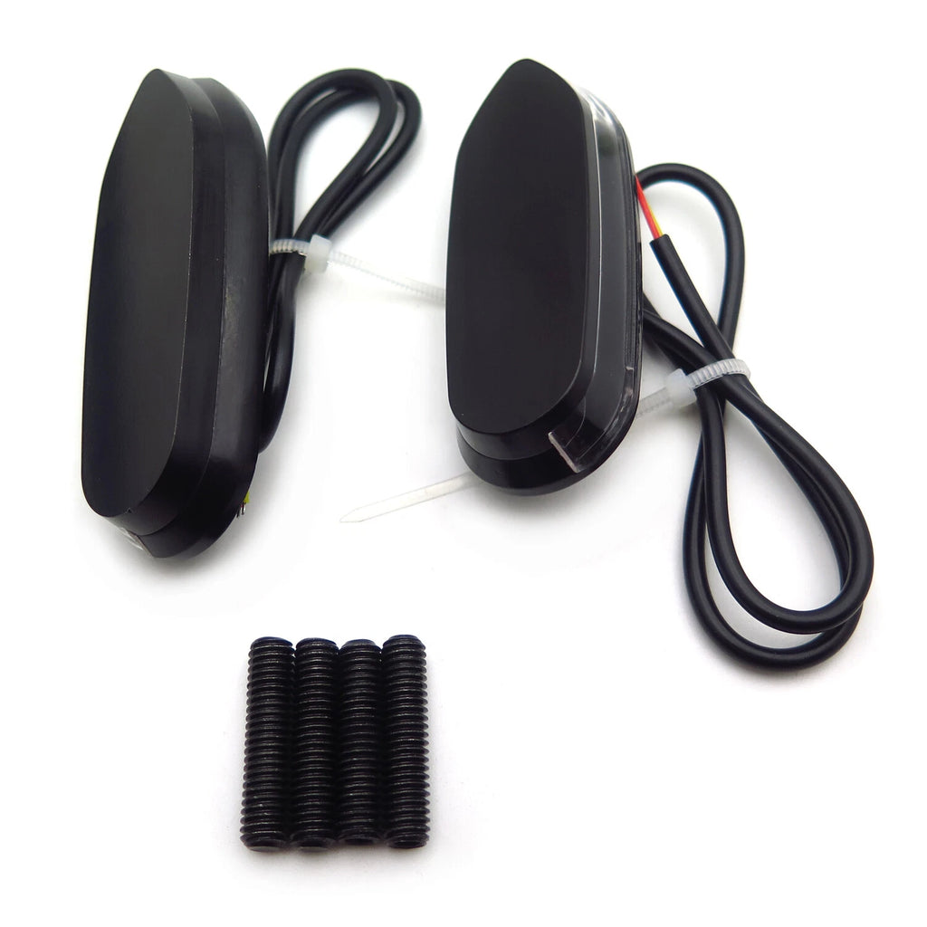 LED Signal Black Mirror Block Off Base Plate for Suzuki GSXR1000 (2005–2008) & GSX (2006–2012)