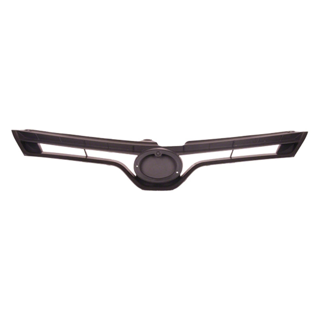 Replacement Textured Plastic Front Upper Grille w/Emblem Hole