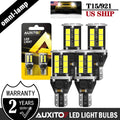 Set of 4 T15 W16W Canbus LED Reverse Backup Light Bulbs for Various Models