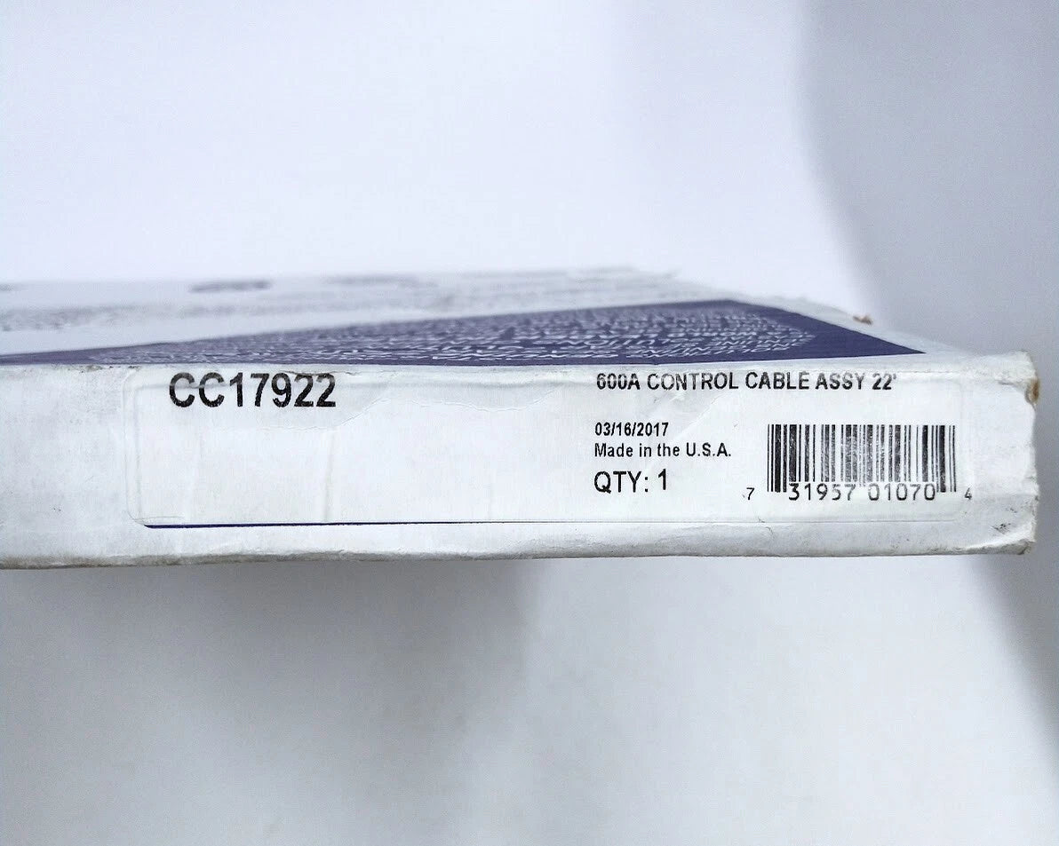 SeaStar Solutions CC17922 Control Cable Assembly 600A 22ft for Marine