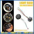Universal Pigtail Wire Female Socket 1157 Harness for Turn Signal (Universal)