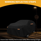 Waterproof Car Cover for Kia Carnival (190T-PU, Black, All Weather)