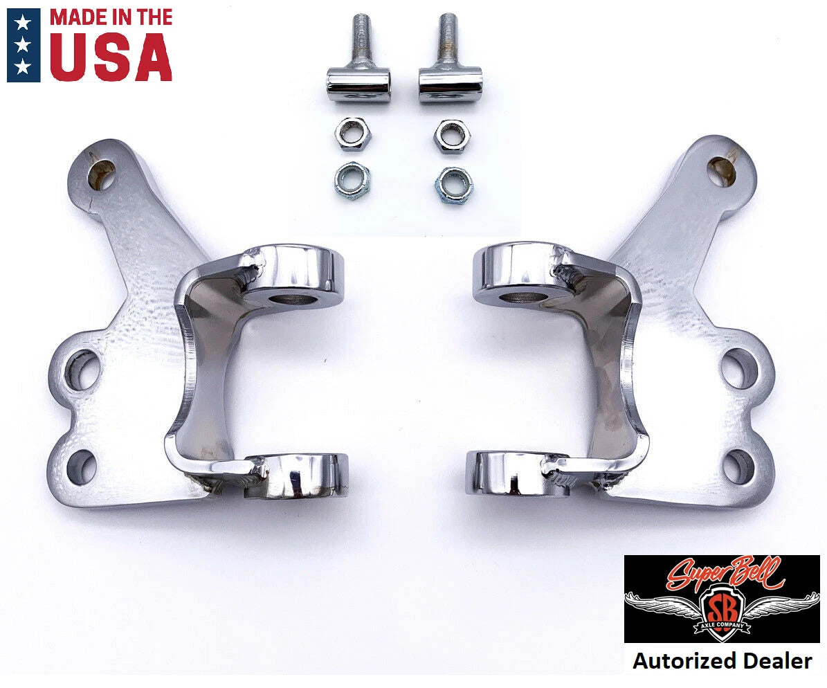 Chrome Suicide Batwings Super Bell Pair for Chevrolet Silverado 1248B-C (1936–1948)