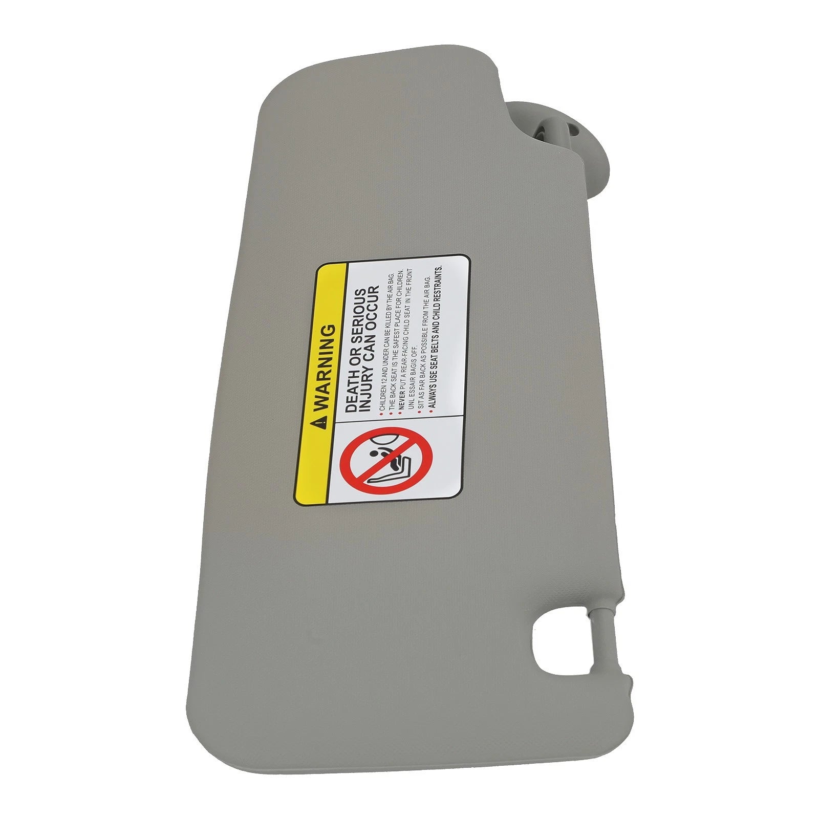 Front Passenger Sun Visor for Chevrolet Spark (2011–2022) 42481829 Gray UV Protection
