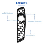 Pair P0807682J Fog Light Grille Covers for Audi A3 8P (2009–2013)