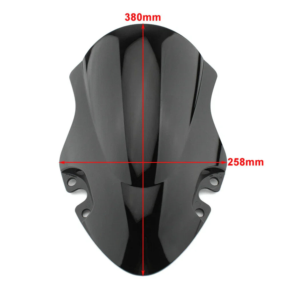 Black Front Windshield Visor for CFMoto 450SR 450SS (2022-2024)