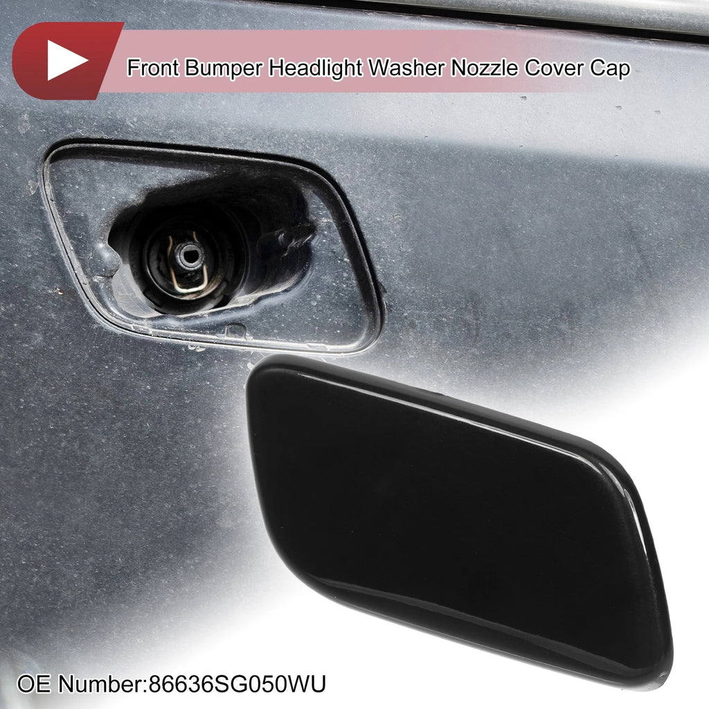 Front Right Washer Nozzle Cover Cap for Subaru Forester (2013–2015) Black