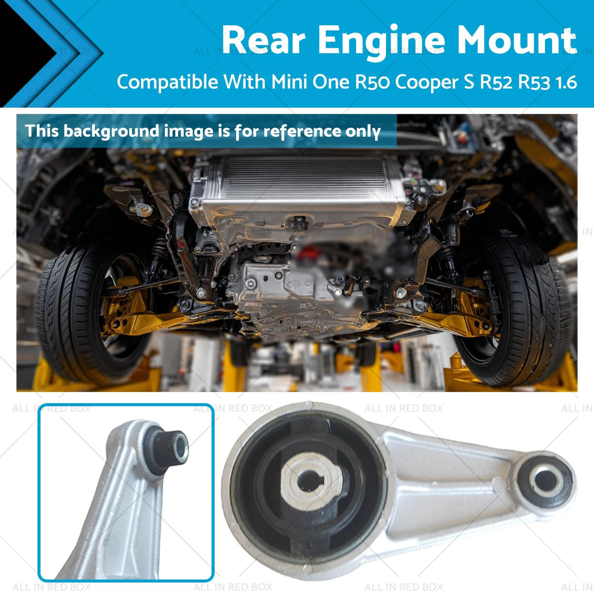 Rear Engine Mount for Mini Cooper S R52 R53 One R50 (2001–2008)
