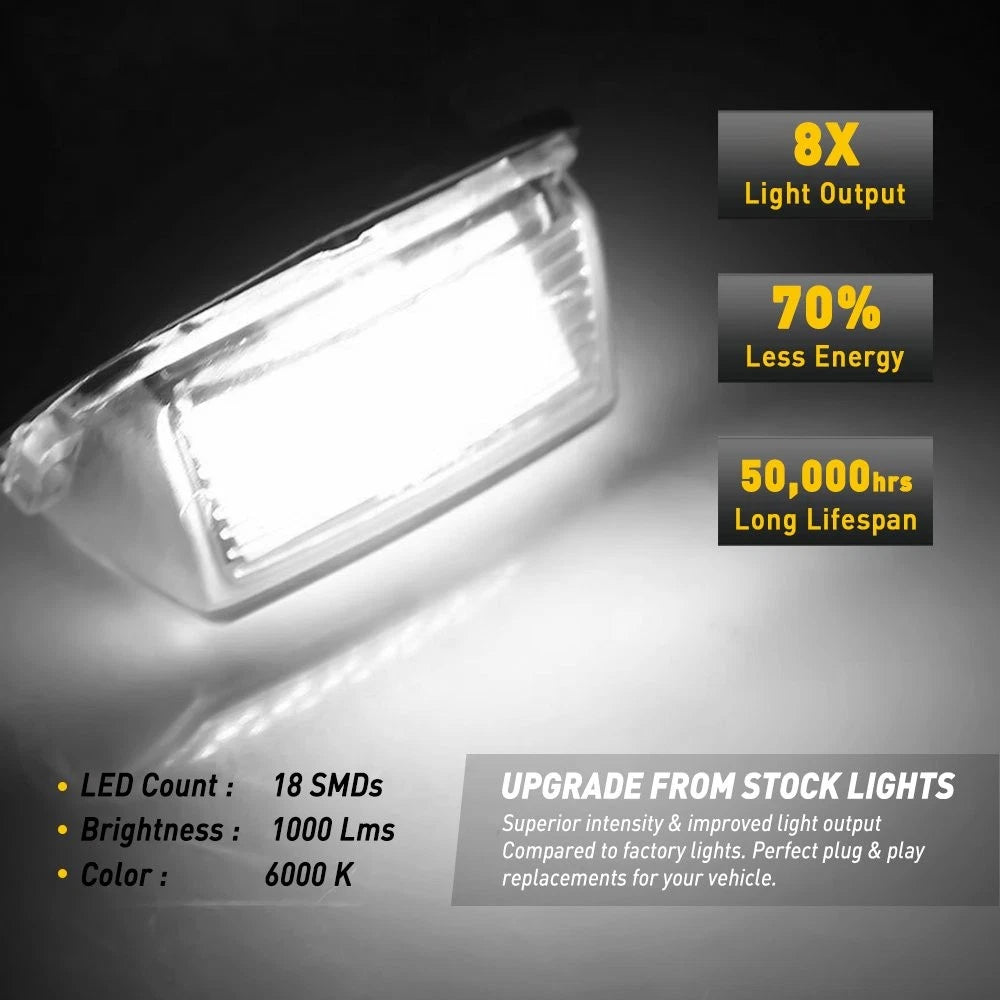 LED License Plate Light for Toyota Camry (2012–2017)
