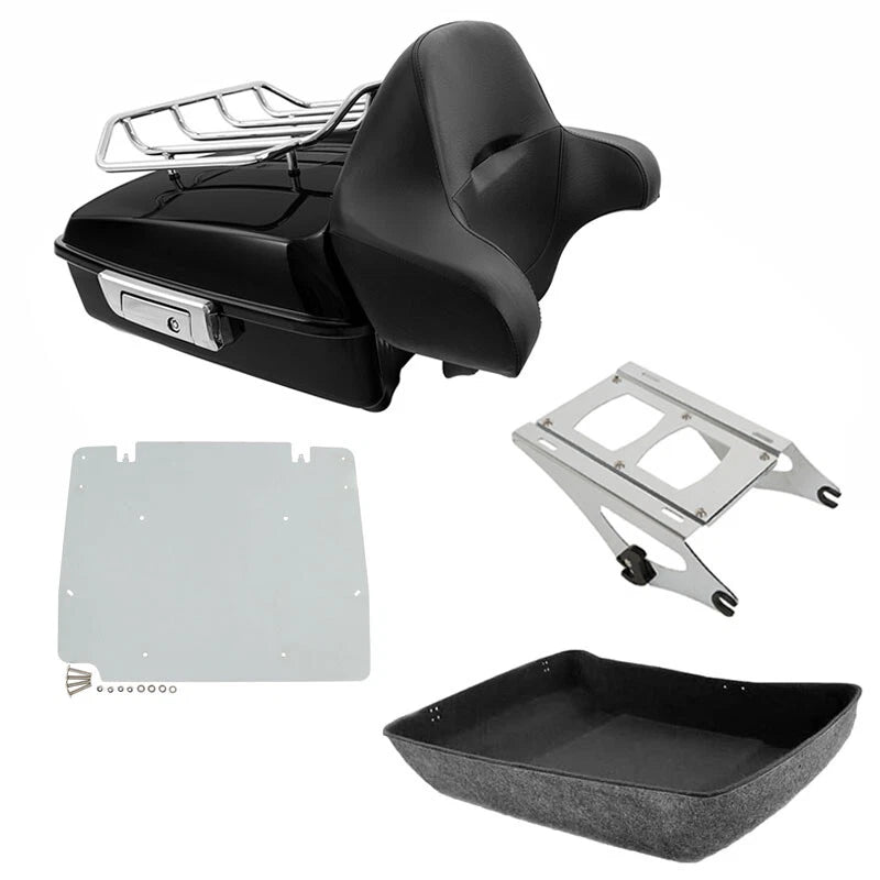 Chopped Trunk Backrest Mount for Harley Touring CVO Street Glide (2014–2026)