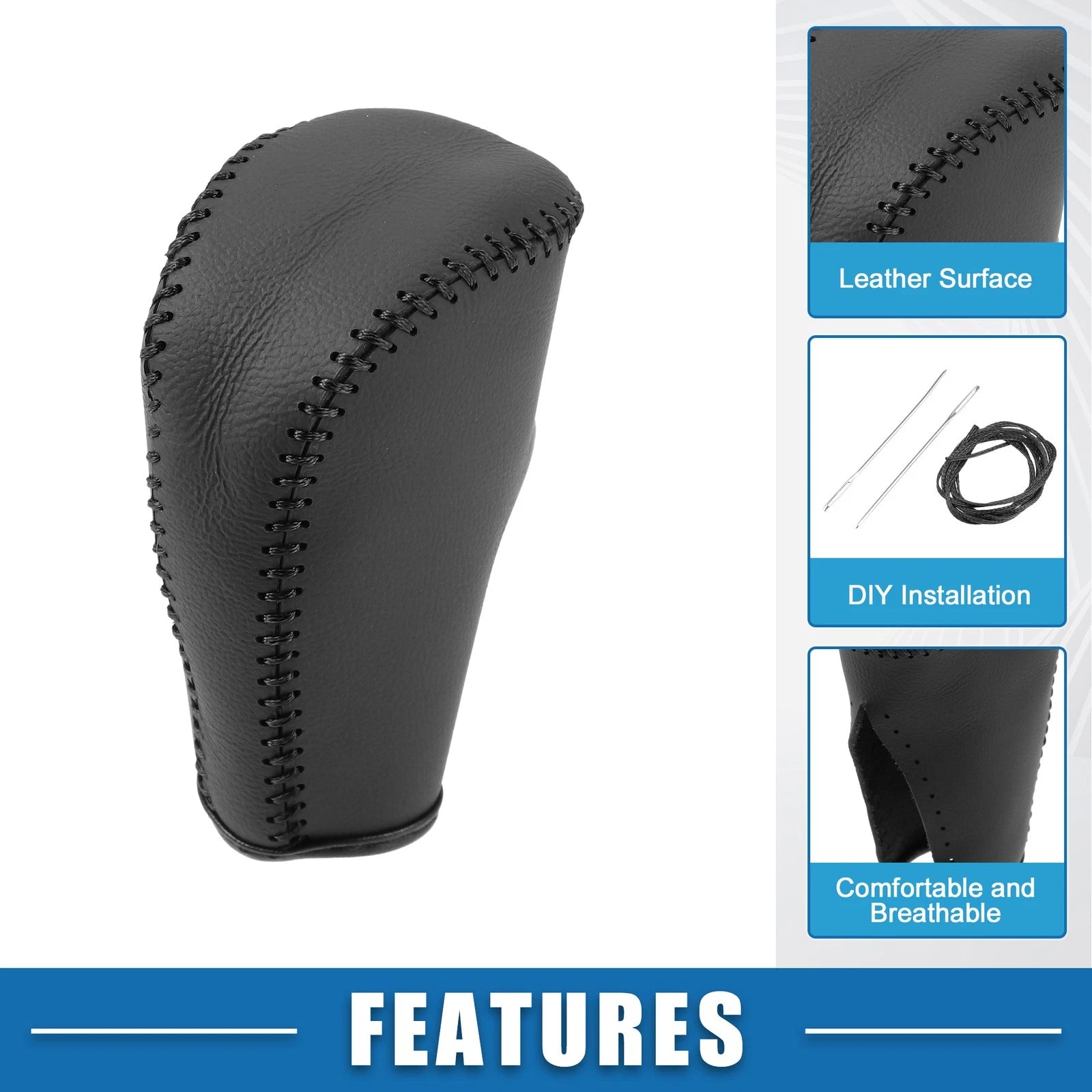 Gear Shifting Knob Cover Trim for Hyundai IX35 (2010–2015) Black