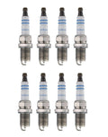 Set of 8 Bosch Double Iridium Spark Plugs for Buick Dodge Jaguar V8