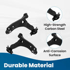 Set of 4 Front Lower Control Arms with Ball Joints for Ford Focus (2004-2011)