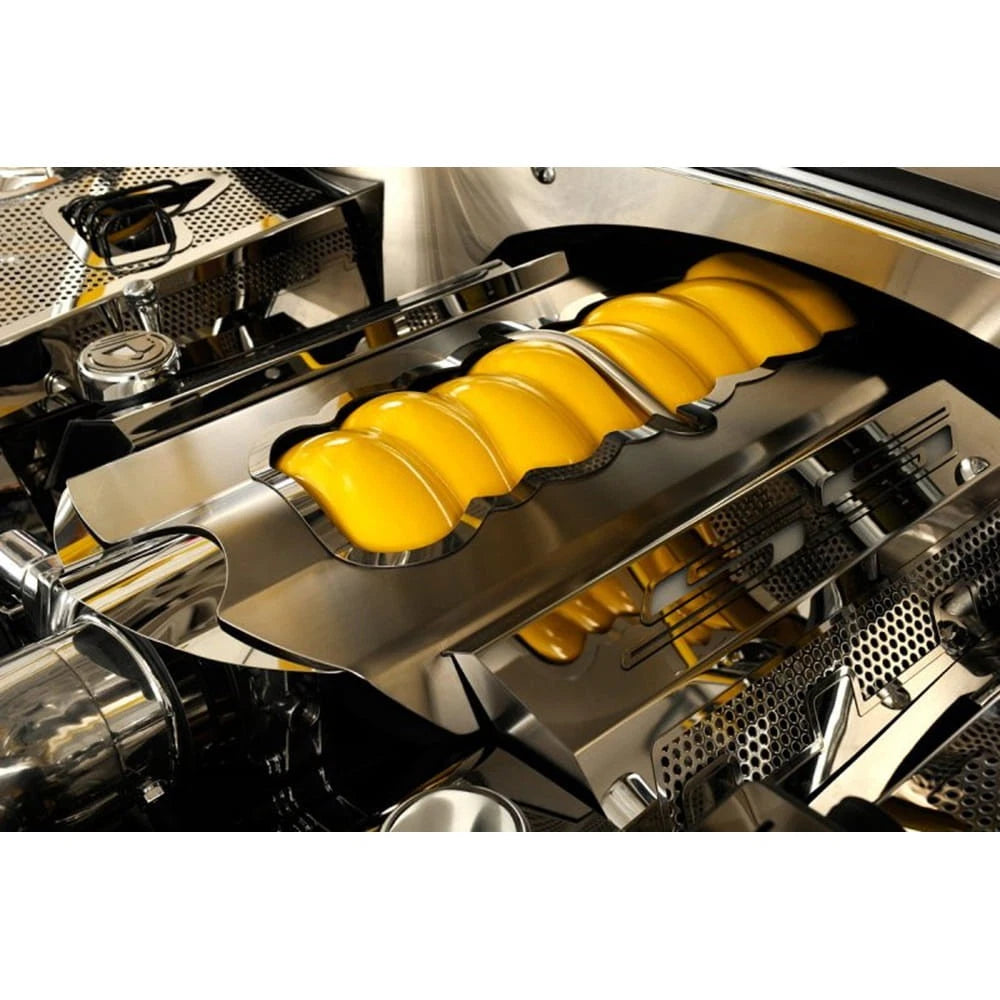 Perforated Stainless Fuel Rail Covers Polished SS for 2010–2015 Camaro