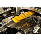 Perforated Stainless Fuel Rail Covers Polished SS for 2010–2015 Camaro