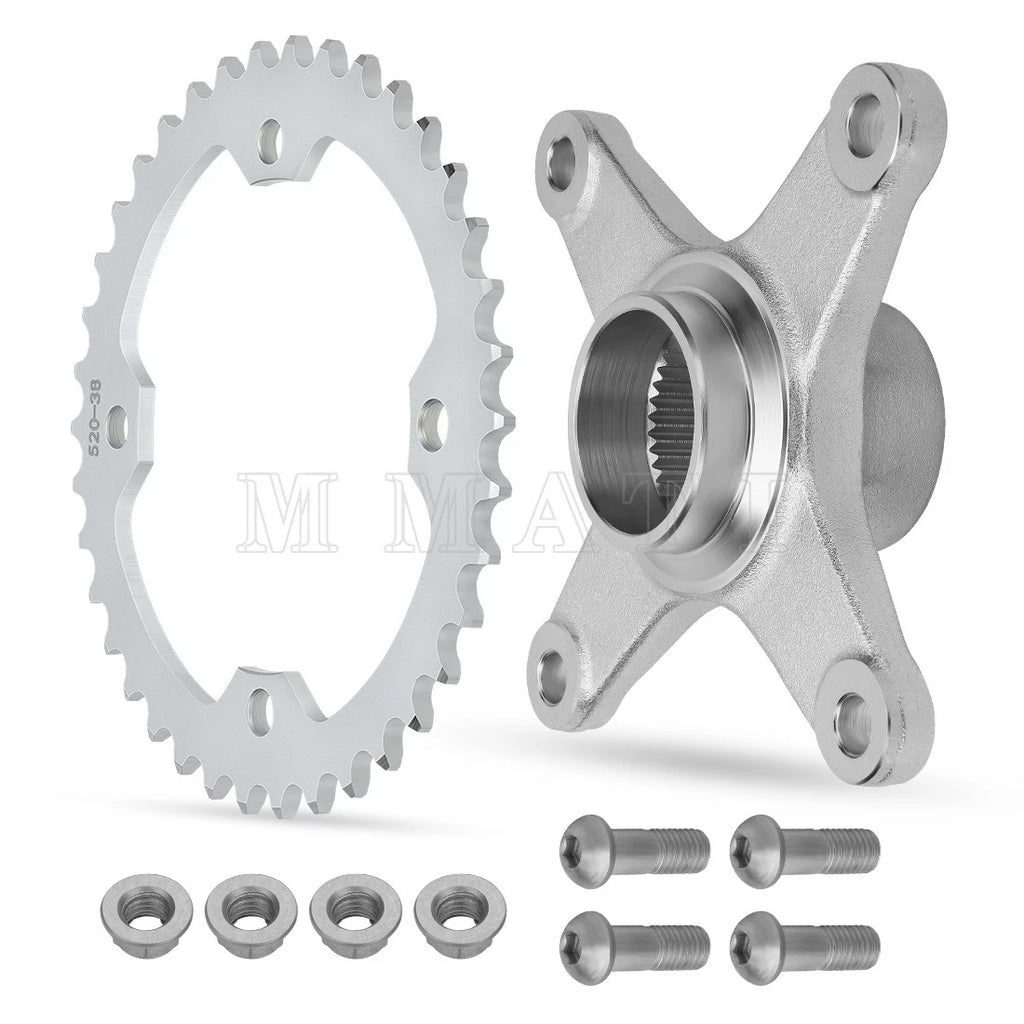 Rear Axle Sprocket Hub Mount for Yamaha YFZ450R YFZ450X (2009–2024)