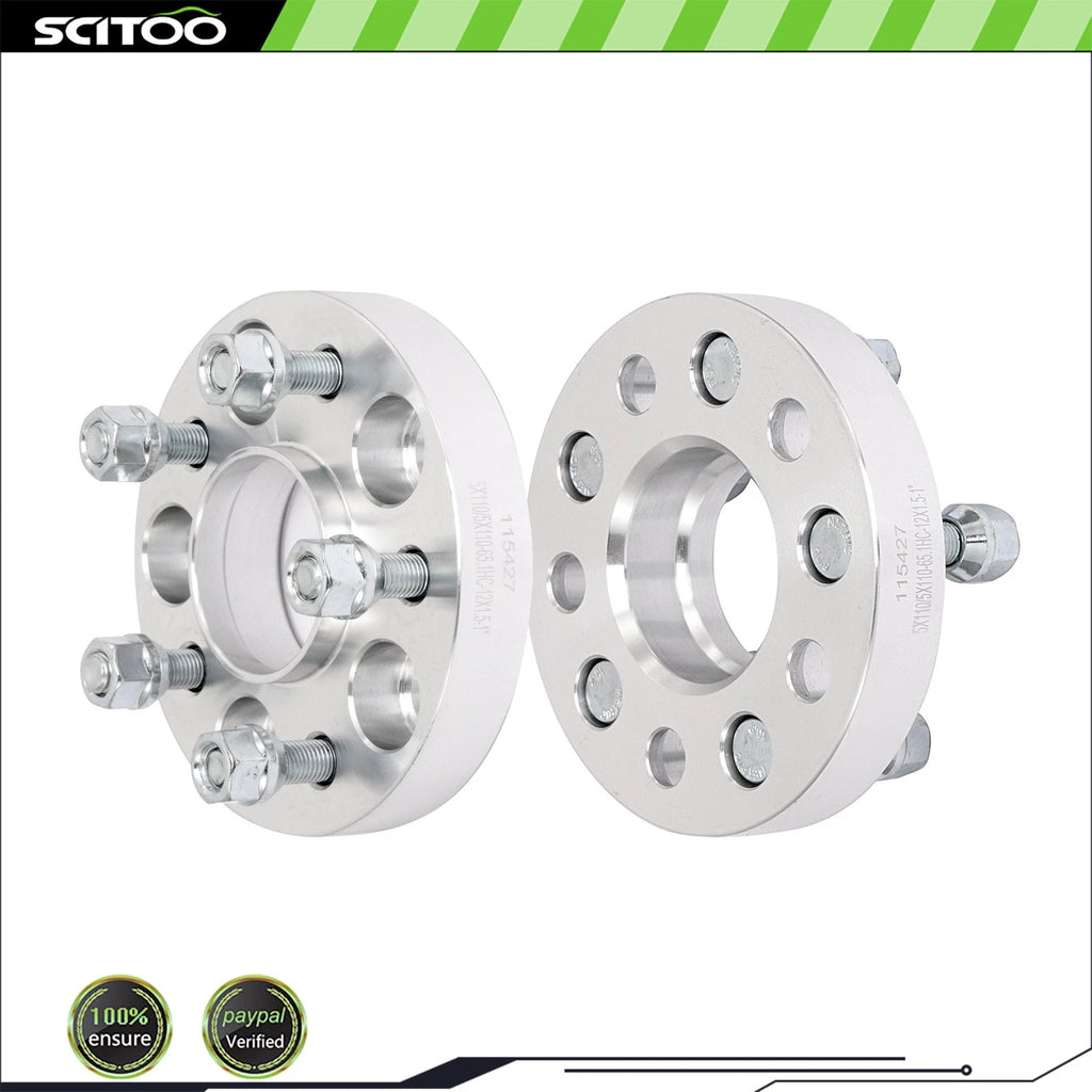 2X Wheel Spacers 5x110 1" 12x1.5 for Pontiac G6 Chevrolet Cobalt HHR Malibu (2005–2010)