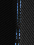 Automatic Shift Boot for Land Rover LR2 (2008–2012) Carbon Fiber Blue Stitch