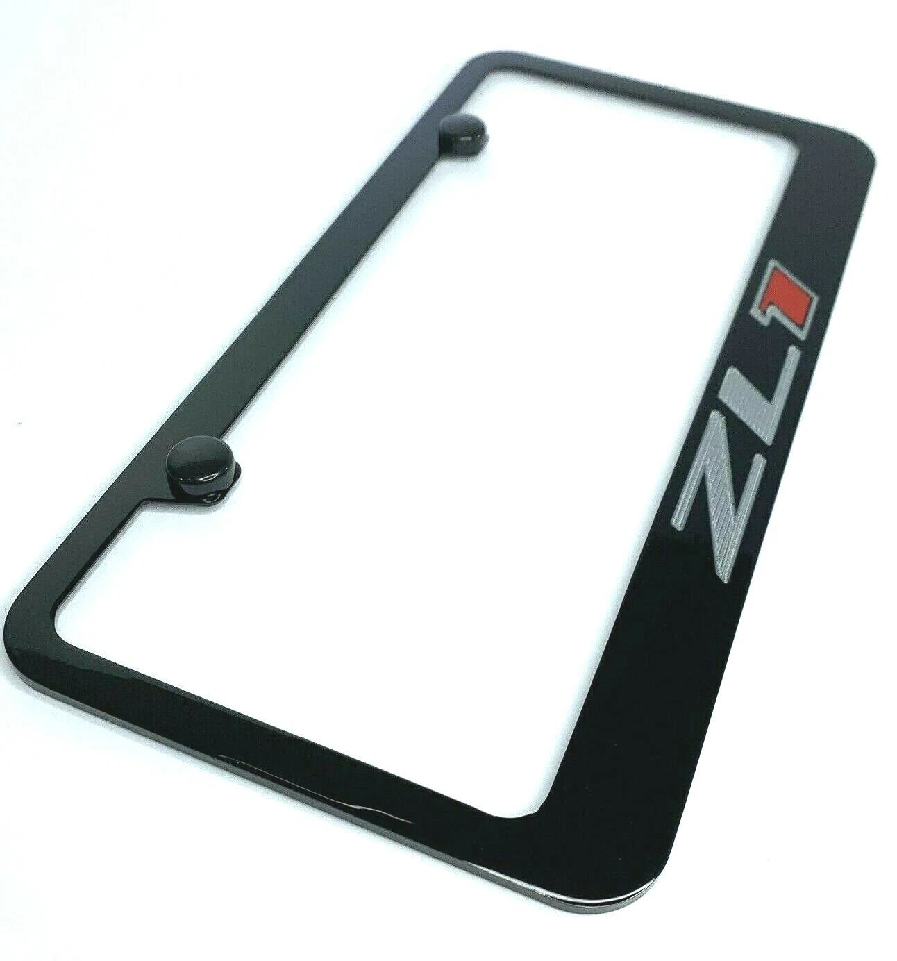 License Plate Frame for ZL1 Camaro (Chevy Licensed Metal Engraved Logo)