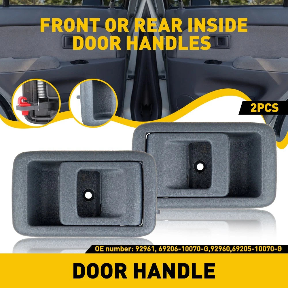 Set of 2 Interior Door Handles for Toyota 4Runner/Camry/Tacoma/Tercel (1991–2004)