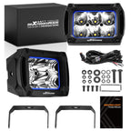 Set of 2 4.4in 60W LED Auxiliary Driving Lights for Offroad Truck Jeep ATV