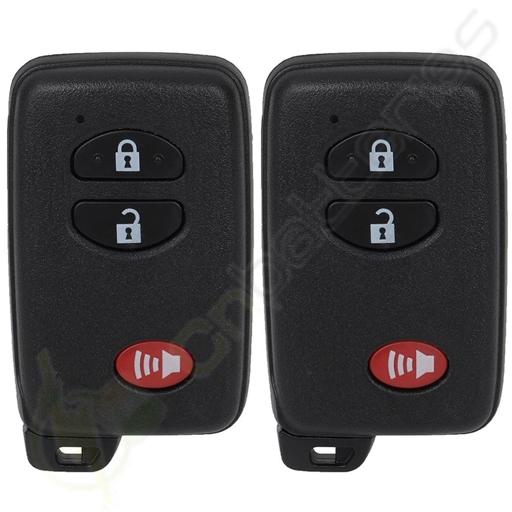 2X Keyless Entry Car Key Fob Remote for Toyota 4-Runner Venza (2010–2019)