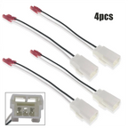 4 x Speaker Wiring Harness Adapter Connector for Chrysler Dodge Jeep (2001-2007)