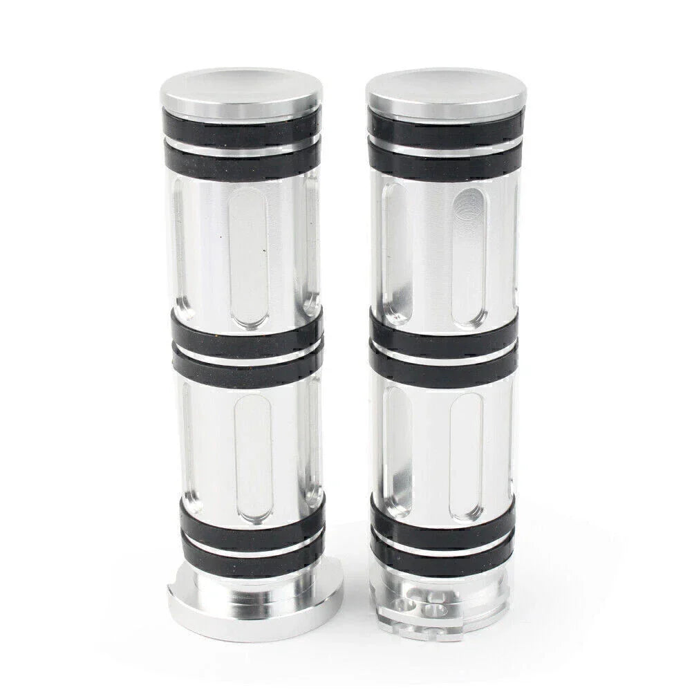 1" Aluminum Handlebar Hand Grips for Harley Sportster Dyna Softail Road King