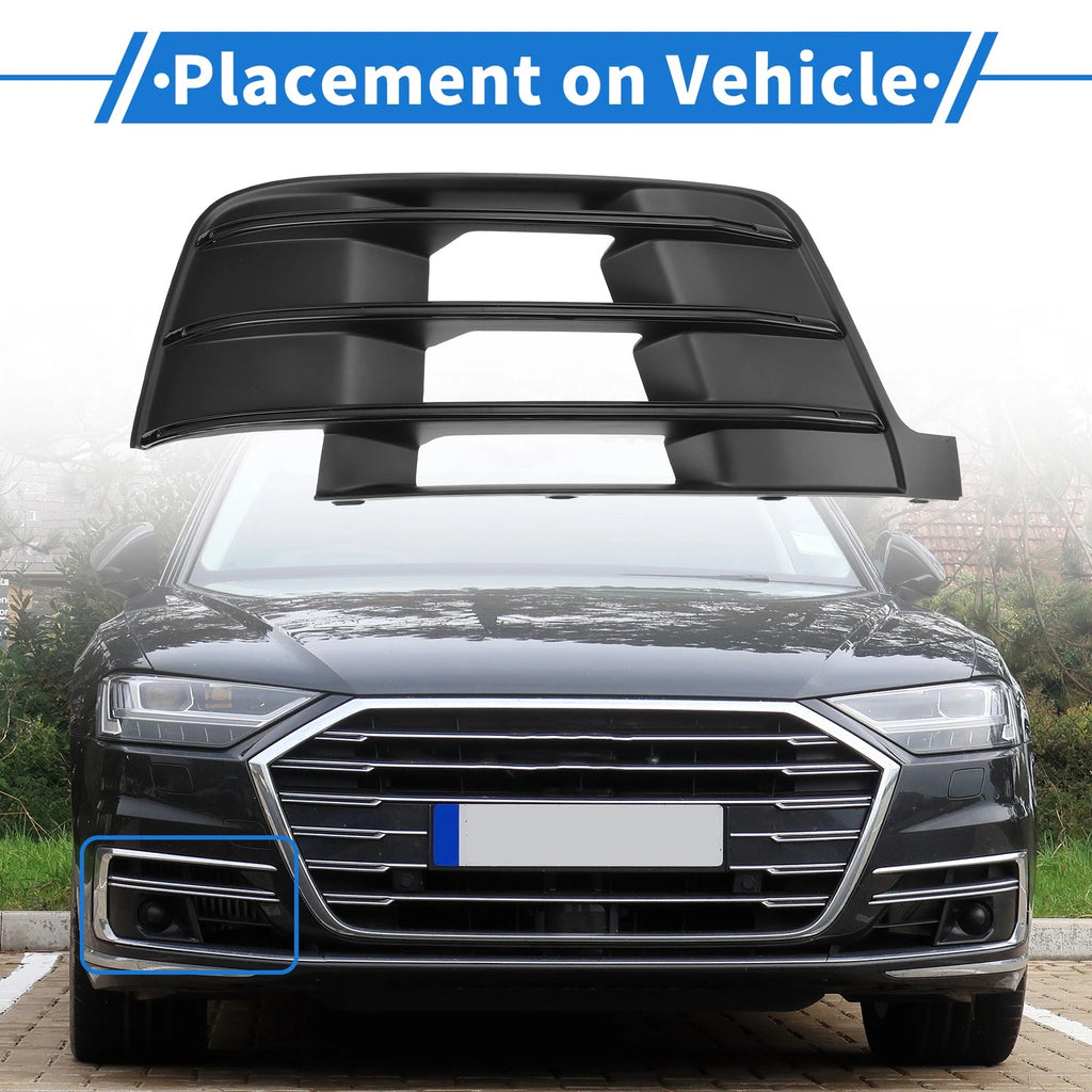 1pc Fog Light Grill for Audi Q7 S-Line (2016–2019) No. 4M0807682D