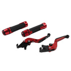 Set of 2 Red Extendable Brake Clutch Lever for BMW F800R (2009–2018)