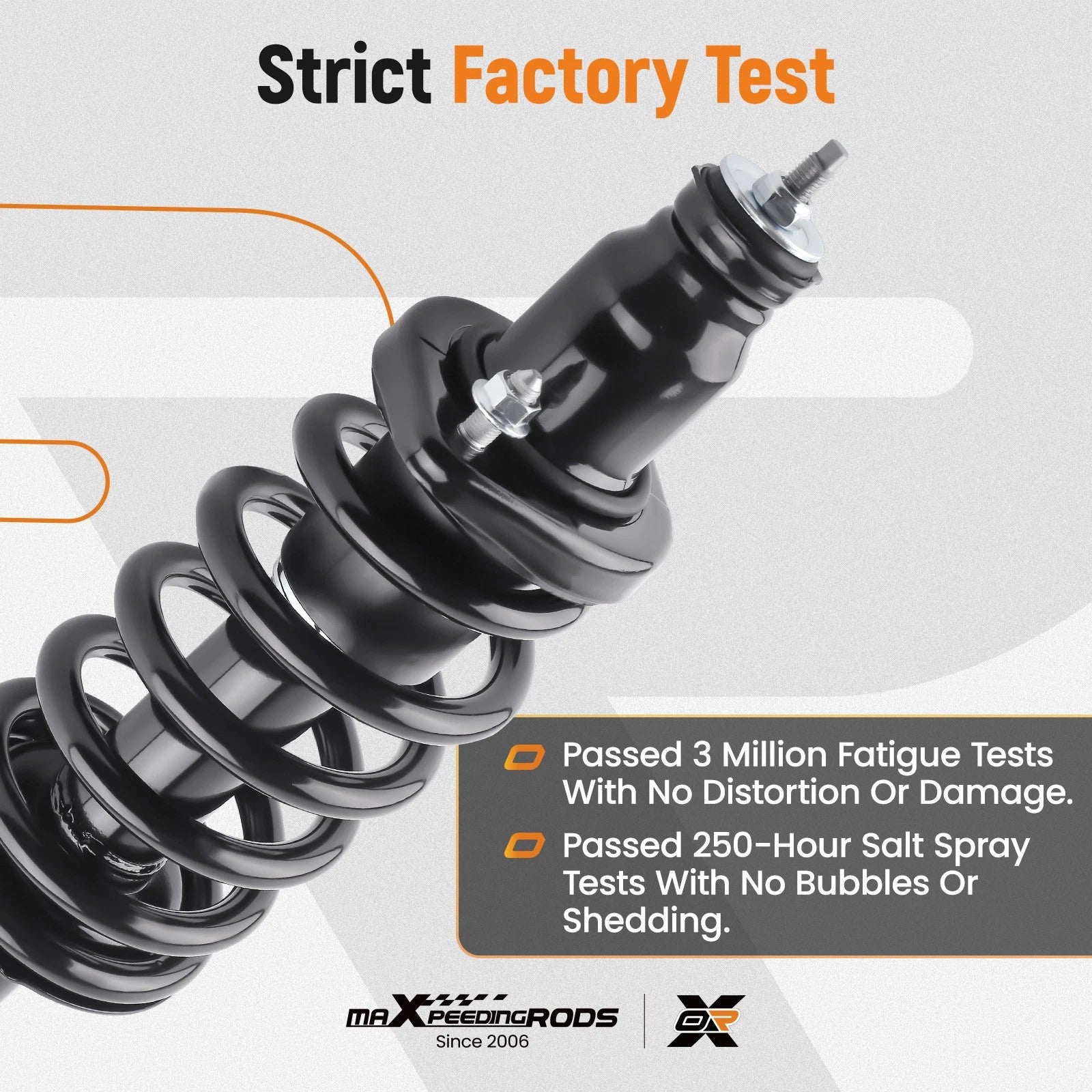 Pair Rear Struts with Coil Spring Assembly for Honda CR-V (2002-2006)