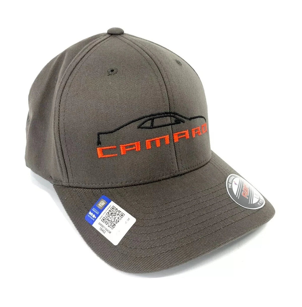 Chevy Camaro 5th Gen Hat Cap Gray with Black Emblem for 2010–2015 Camaro
