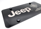 License Plate Frame Black Stainless Replacement for Jeep (2007–2017)