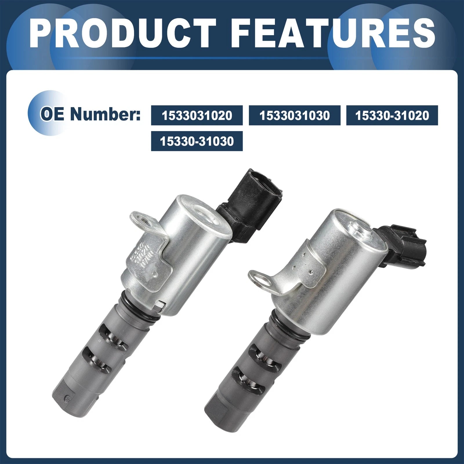2X VVT Solenoid for Lexus ES350 (2007–2014) No. 15330-31020